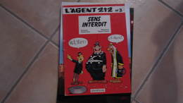 EO L'AGENT 212 T3 SENS INTERDIT   CAUVIN/KOX - Agent 212, L'