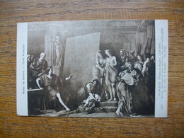 Delcampe - Paris Musée Du Louvre , Vincent ( François-andré ) Zeuris Choisisant Pour Modèles Les Plus Belles Filles De Crotone - Louvre