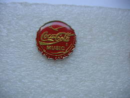 Pin's Capsule Métallique Coca Cola Music - Coca-Cola