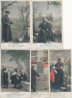 CPA Série De 5 Cartes SANS FAMILLE Orphelin Guerre 14-18 WW1 Tirage Photo - Szenen & Landschaften