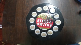 Israel-wall Clock On Battery-stella Artois Belgium-(2)-good Payler - Autres & Non Classés