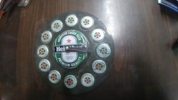 Israel-wall Clock On Battery-heineken Lager Beer-(3)-good Payler - Otros & Sin Clasificación