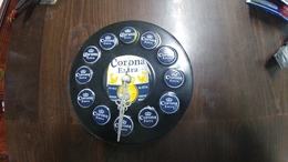 Israel-wall Clock On Battery-corona Extra Beer-(5)-good Payler - Otros & Sin Clasificación