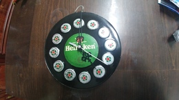 Israel-wall Clock On Battery-heineken Quality Beer-(7)-good Payler - Other & Unclassified