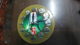 Israel-wall Clock On Battery-beck's Beer-(9)-good Payler - Sonstige & Ohne Zuordnung