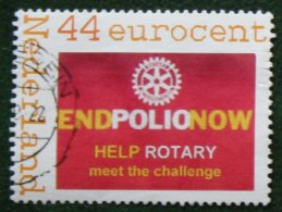 ROTARY ENDPOLIONOW END POLIO NOW Persoonlijke Zegel NVPH 2562 2008 Gestempeld / USED / Oblitere NEDERLAND / NIEDERLANDE - Personnalized Stamps