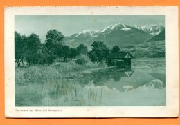 W142, Sarnersee Bei Wilen Und Nünalphorn, Sarnen , GF, Circulée 1930 - Sarnen