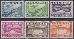 Islandia Aereo 15/20 (*) Sin Goma. 1934 - Unused Stamps