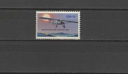 USA 1977 Aviation, Airplanes, Charles Lindbergh Stamp MNH - Avions