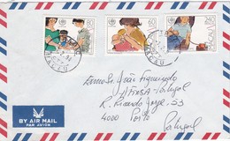 PORTUGAL MACAU AIR MAIL COVER - MACAU To PORTO - Corréo Aéreo