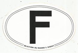 Autocollant , Sélection Du READER'S DIGEST , F ,  FRANCE - Autocollants
