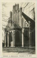 Gransee - St. Marienkirche - Chorseite - Foto-AK 30er Jahre - Verlag Ludwig Walter Berlin - Gransee