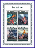 TOGO 2017 MNH** Volcanoes Vulkane Volcans M/S - IMPERFORATED - DH1802 - Volcanos