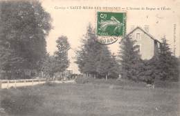 Saint  Merd Les Oussines      19      Avenue De Bugeat Et Ecole         (voir Scan) - Andere & Zonder Classificatie