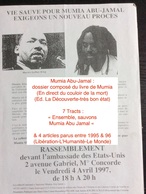 Mumia Abu-Jamal : Dossier Composé Du Livre De Mumia (En Direct Du Couloir De La Mort) - 7 Tracts & 4 Articles Parus Entr - Paquete De Libros