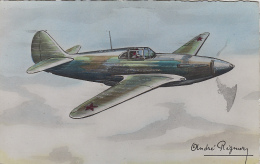 Aviation - Guerre - Dessin André Régnier - Avion De Chasse Lagg-3 - Editions Erpé - 1946-....: Era Moderna