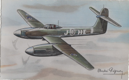 Aviation - Guerre - Dessin André Régnier - Avion De Chasse Westland Whirlwind - Editions Erpé - 1946-....: Era Moderna