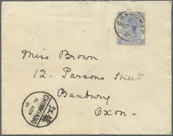 Br China: 1901. Envelope Addressed To England Bearing Chinese Imperial Post SG 113, 10c Green Tied By C - Other & Unclassified