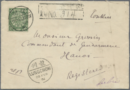 Br China: 1904. Registered Envelope (opened For Display) Addressed To Hanoi Bearing Chinese Imperial Po - Other & Unclassified