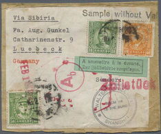 Brfst China: 1940, SYS 10 C. W. Martyrs 50 C., 50 C. Tied "SHANGHAI 10.2.40" To "sample Without Value" Add - Andere & Zonder Classificatie