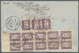 Br China: 1948. Air Mail Envelope (opened At Three Sides) Addressed To Shanghai, China Bearing Great Br - Altri & Non Classificati