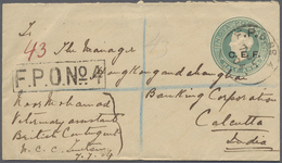 GA China - Besonderheiten: 1904. Registered 'China Expeditionary Force' Postal Stationery Envelope Half - Sonstige & Ohne Zuordnung