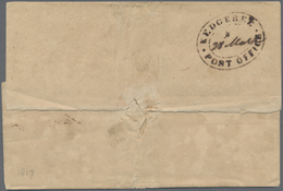 Br Indien - Vorphilatelie: 1817 (28 Mar): "KEDGEREE/POST OFFICE" Double Oval Handstamp (Giles 1) + Date - ...-1852 Voorfilatelie