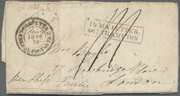 Br Indien - Vorphilatelie: 1822 (5 Jan): Entire Letter Written 5th January Passed Through Calcutta On T - ...-1852 Vorphilatelie
