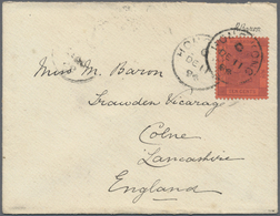 Br Hongkong: 1894. Envelope Addressed To England Written From H.M.S. Edgar At Chefoo Routed Via Hong Ko - Sonstige & Ohne Zuordnung