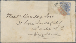 Br Hongkong: 1901. Envelope (small Faults) Addressed To London Bearing Chinese Imperial Post SG 110, 2c - Altri & Non Classificati