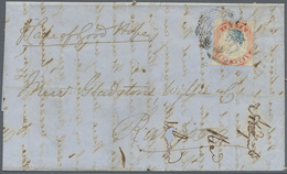Br Indien - Used Abroad: BURMA 1857 (7 Mar): Forwarded Letter From Akyab To Rangoon By The "Cape Of Goo - Other & Unclassified