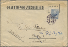 GA Lagerpost Tsingtau: Heimkehrerpost / Return Trip Mail, 1919, Narashino Envelope With SdPDG And Camp - Cina (uffici)