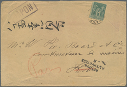 Br Japan - Besonderheiten: 1895. Printed Matter Envelope Addressed To Kobe, Japan Bearing France 'Type - Andere & Zonder Classificatie