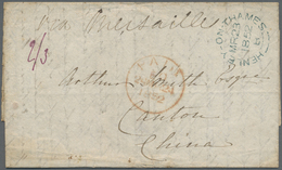 Br China - Besonderheiten: 1852. Stampless Envelope Written From 'Woodcote, Henley' Dated 'Mr 23 1852' - Other & Unclassified