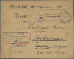 Br China - Besonderheiten: German Offices, , Tientsin, POW Mail, Envelope Imprinted "SDPDG" Of Tientsin - Andere & Zonder Classificatie