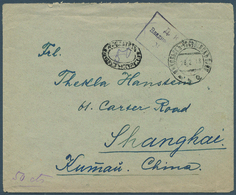 Br China - Besonderheiten: 1918, Incoming Mail, Russia, Cover W. 15 K. Imperf. Canc. „Nikolsk-Ussuriisk - Andere & Zonder Classificatie