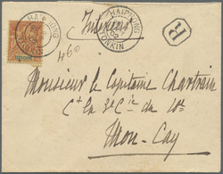 Br Französisch-Indochina: 1902. Registered Envelope Addressed To Mon-Cay/Tonkin Bearing Lndo-China SG 1 - Brieven En Documenten