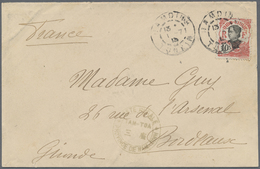 Br Französisch-Indochina: 1913. Envelope Addressed To France Cancelled By 'Poste Rurale/Tam-Toa/Provinc - Brieven En Documenten