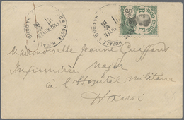 Br Französisch-Indochina: 1919. Envelope Addressed To Hanoi Bearing Indo-China SG 54, 5c Green Tied By - Covers & Documents