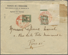 Br Französisch-Indochina: 1932. Envelope Addressed To Paris Bearing Indo- China SG 147, 8c Olive And SG - Brieven En Documenten