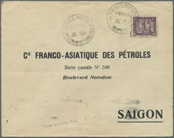 Br Französisch-Indochina: 1933. Envelope Addressed To Saigon Bearing Lndo-China SG 175, 5c Violet Tied - Brieven En Documenten