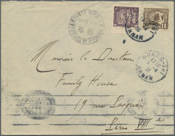 Br Französisch-Indochina: 1936. Envelope Addressed To France Bearing Indo-China SG 168, 1c Brown And SG - Brieven En Documenten
