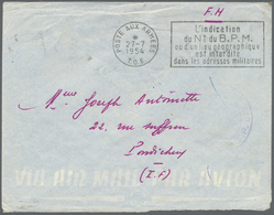 Br Französisch-Indochina: 1954. Stampless Envelope Written From PhomPenh Addressed To The French Lndia - Covers & Documents