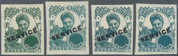 (*) Französisch-Indochina - Dienstmarken: 1934, Woman From Cambodia, Four Different Color Proofs In Four - Autres & Non Classés