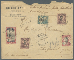 Br Französisch-Indochina - Postämter In Südchina: KOUANG-TCHEOU: 1927. Charged Envelope (opening Faults - Altri & Non Classificati