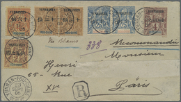 Br Französisch-Indochina - Postämter In Südchina: Yunnan, 1905. Registered Envelope (receivers Name Cut - Autres & Non Classés