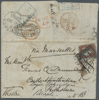 Br Hongkong: 1845. Stampless Envelope Written From Hong Kong Dated '3rd August 1845' Addressed To Scotl - Sonstige & Ohne Zuordnung