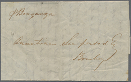 Br Hongkong: 1850. Stampless Envelope Written From Canton 28th October 1850 Addressed To Bombay, Lndia - Andere & Zonder Classificatie