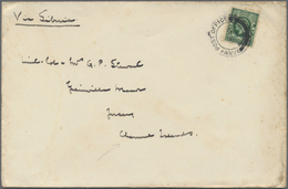 Br Hongkong: 1935. Printed Matter Rate Envelope (toned) Written From The Shanghai Defence Force Address - Autres & Non Classés