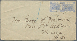 Br Hongkong - Treaty Ports: Foochow: 1882, 5 C. Ultra Pair Tied „FOOCHOW A JA 16 01“ To Cover (faults) - Altri & Non Classificati